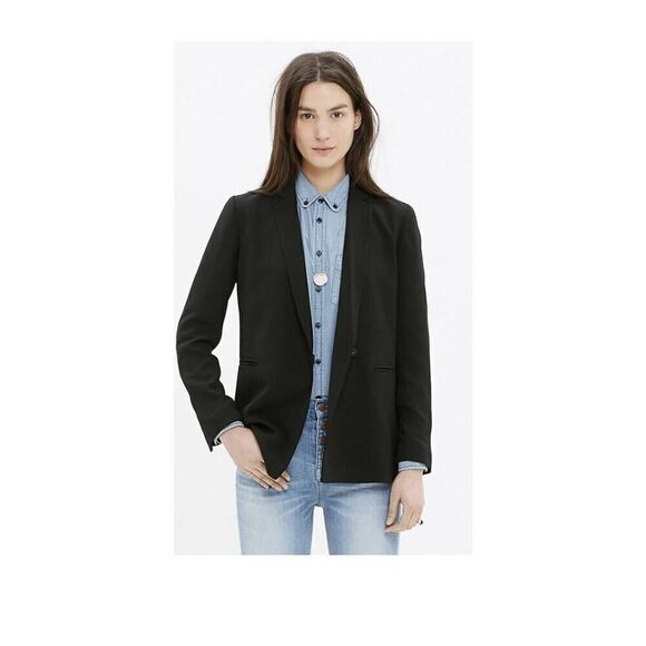 Madewell Lycée Drapey Blazer size 4 - Picture 1 of 9